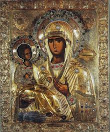 11 июля - праздник в честь иконы Божией Матери, именуемой Троеручица